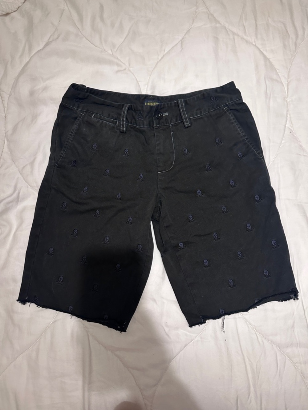 Vintage Ralph Lauren Rugby Cropped Embroidered Shorts